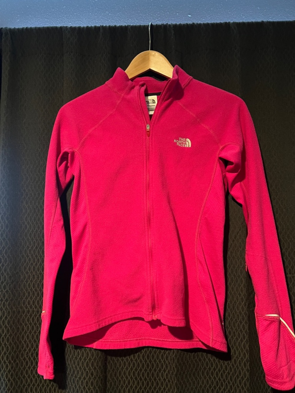 The North Face Hot Pink Full-Zip Fleece Jacket